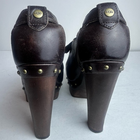 ♦️ MOVING SALE FINAL PRICE UGG Australia Celestina High Heel 90s Platform Clogs - Picture 9 of 12